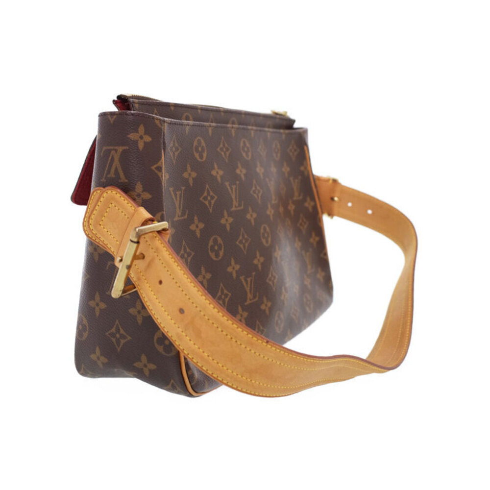 Louis Vuitton Monogram Leather Brown Viva Cite Semi Shoulder Bag - Picture 2 of 8